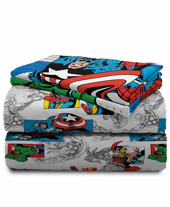 Marvel Avengers 3-Piece Twin Sheet Set