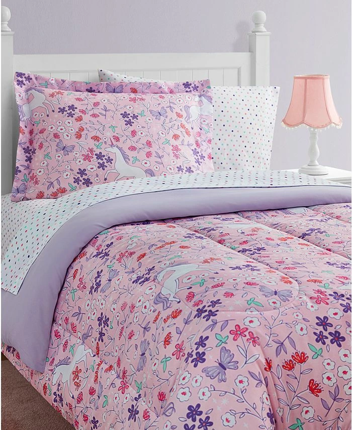Design Studio Unicorn Floral 11-Piece Full Comforter Set
