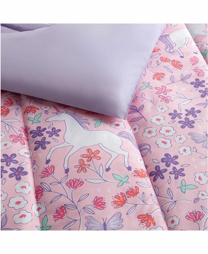Design Studio Unicorn Floral 11-Piece Full Comforter Set - Image 4