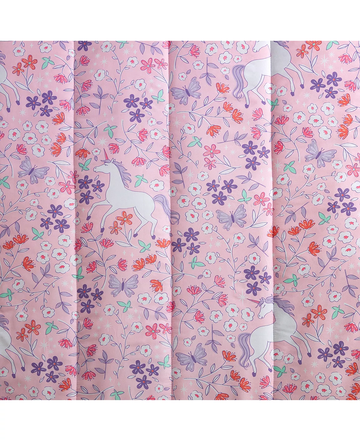 Design Studio Unicorn Floral 11-Piece Full Comforter Set - Image 7