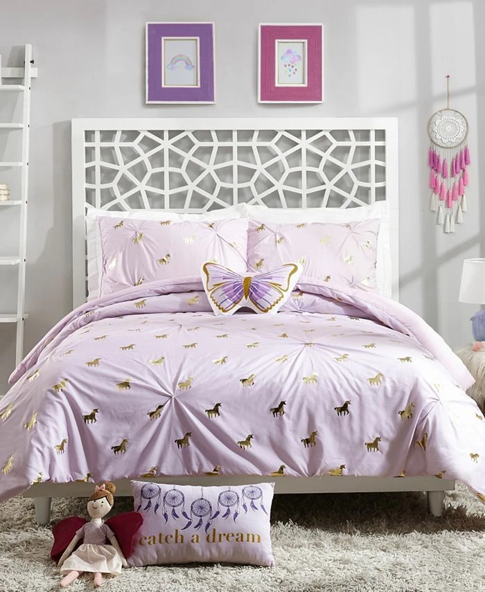 Jessica Simpson Fiona Unicorn Twin 3-Piece Comforter Set - Image 4