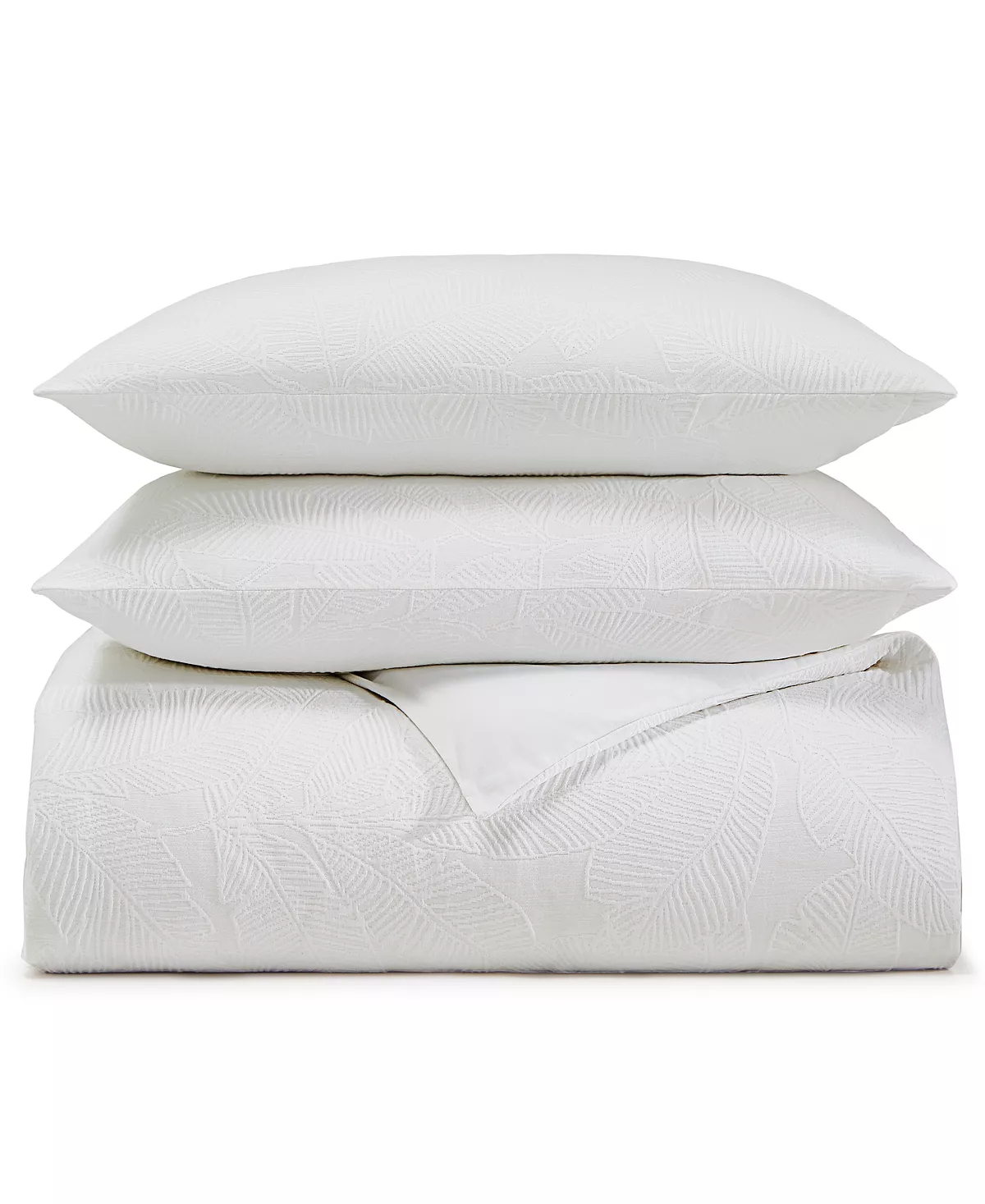 Charter Club Woven Leaves Sham, European, Created For Macy's - Image 2