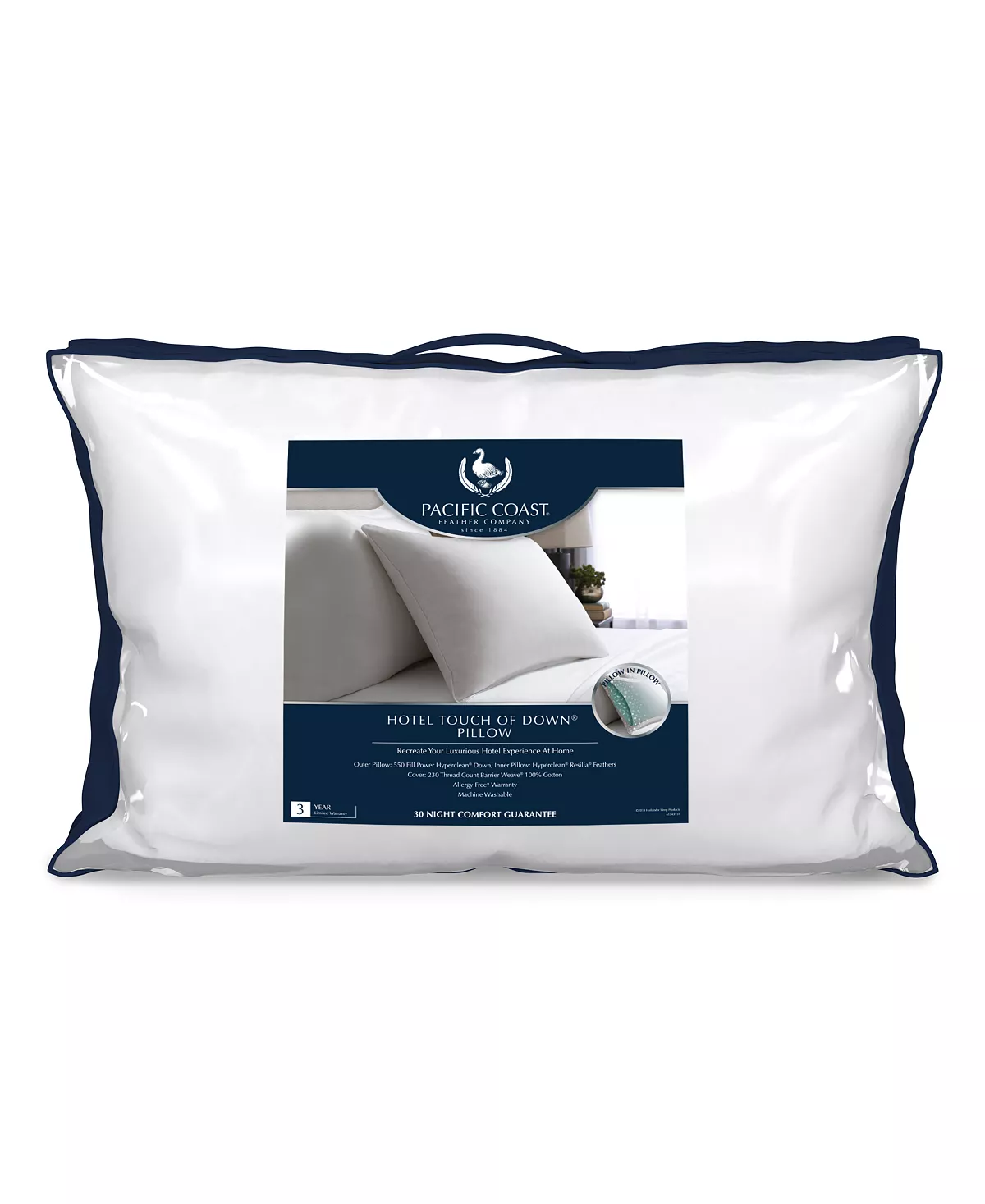 Pacific Coast Feather TOUCH OF DOWN Pillow, King - Image 4