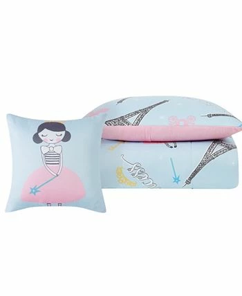 My World Paris Princess Twin 3 Piece Quilt Set - Image 3