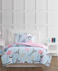My World Paris Princess Twin 3 Piece Comforter Set