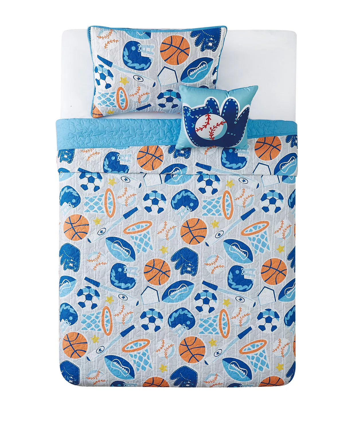 My World All Star Full 4 Piece Quilt Set - Image 3