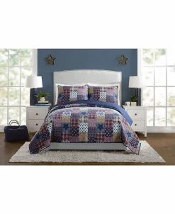 Jessica Simpson Travis 3-Piece Quilt Set, Full/Queen
