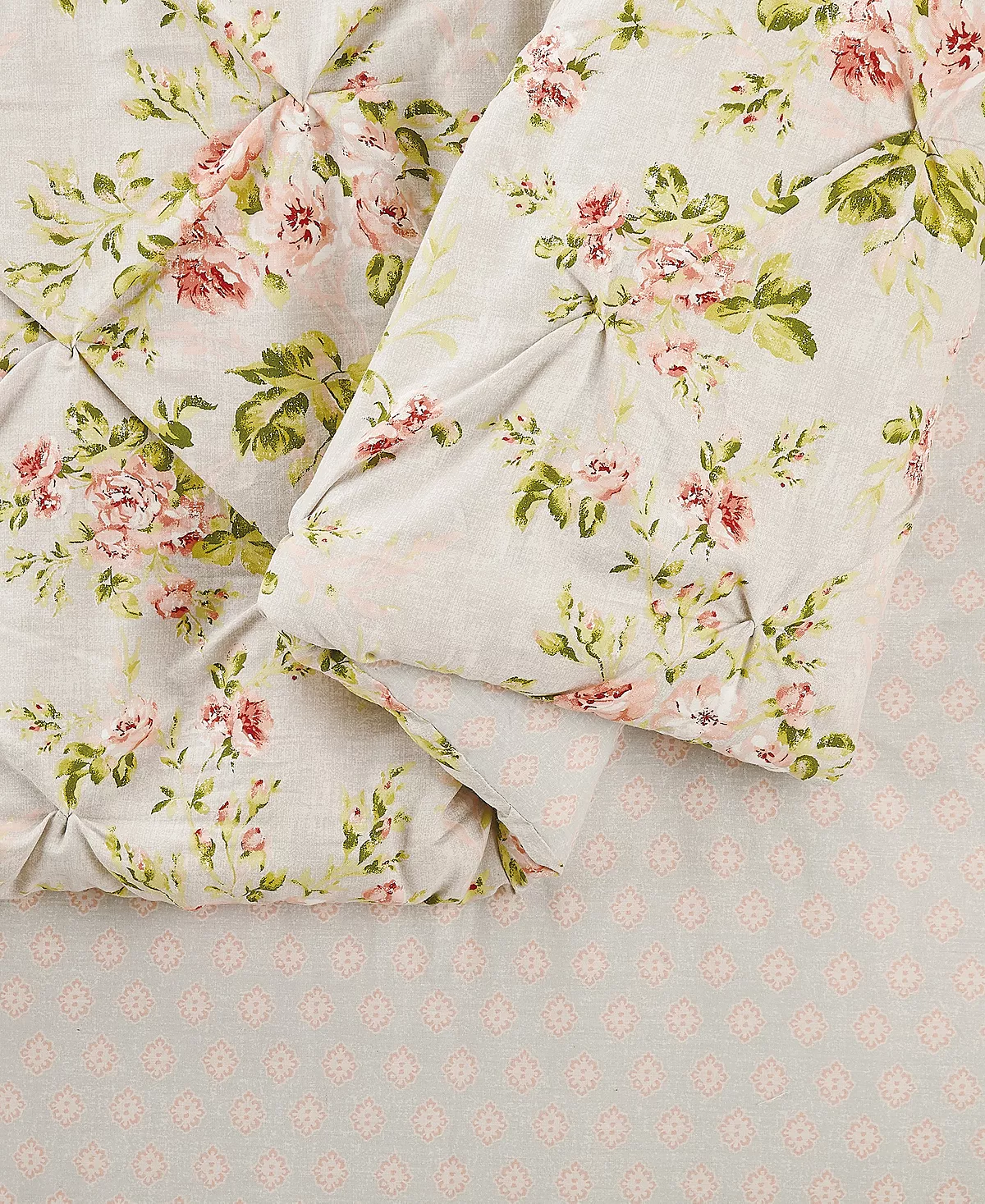 Jessica Simpson Mils Floral Pinch Pleat King 3-Piece Comforter Set - Image 4