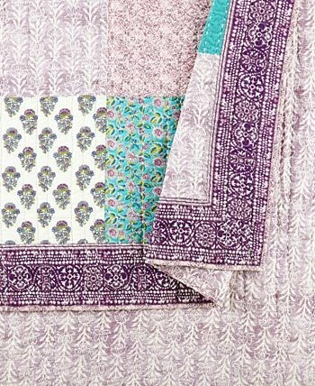 Jessica Simpson Numbra Patchwork Reversible Full/Queen Quilt - Image 3