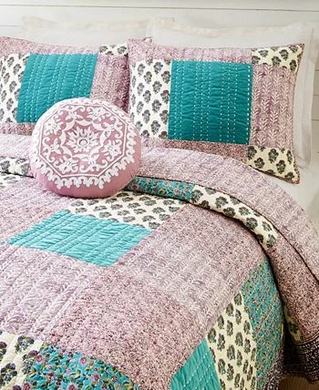 Jessica Simpson Numbra Patchwork Reversible King Quilt - Image 2