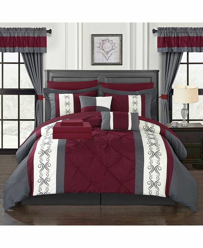 Chic Home Icaria 20 Piece Queen Bed In A Bag Comforter Set