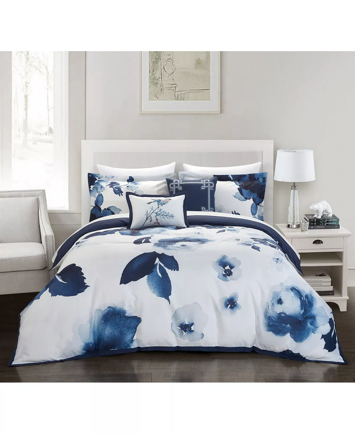 Chic Home Brookfield Garden 5 Piece Queen Comforter Set - Image 6
