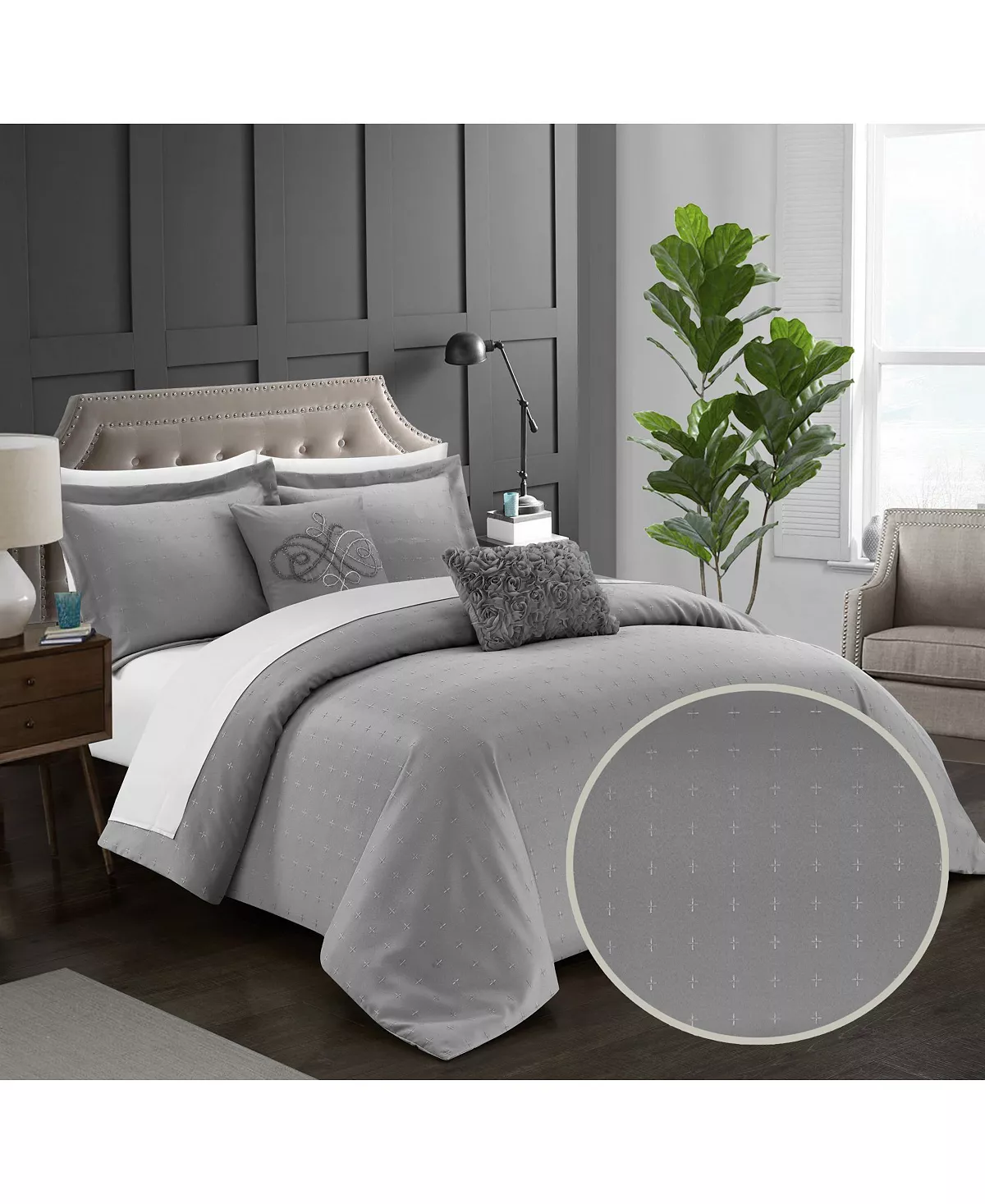 Chic Home Emery 7 Piece Twin Comforter Set - Image 8