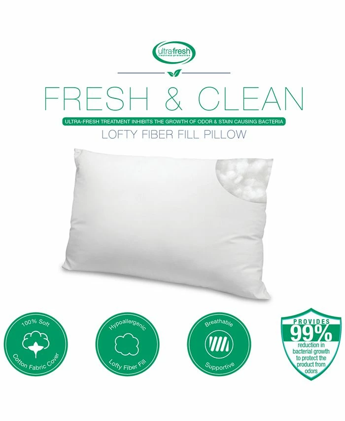 SensorPEDIC Fresh & Clean Ultra-Fresh Antimicrobial Pillows - Standard, 2-Pack - Image 4