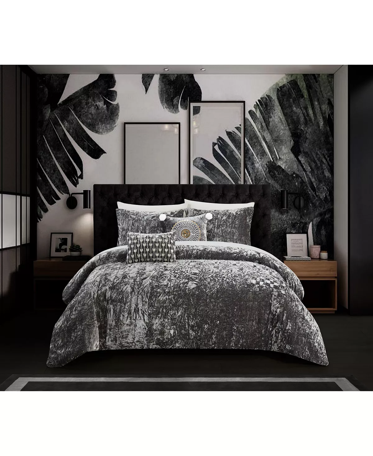 Chic Home Alianna 5 Piece Comforter Set, King - Image 8