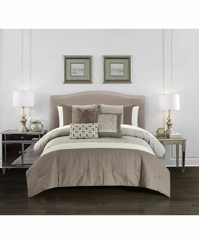 Chic Home Imani Bed In A Bag 10 Piece Comforter Set, Queen