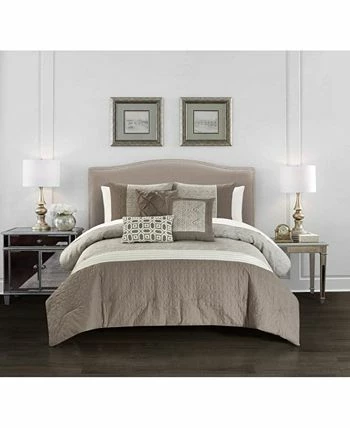 Chic Home Imani Bed In A Bag 10 Piece Comforter Set, Queen - Image 8