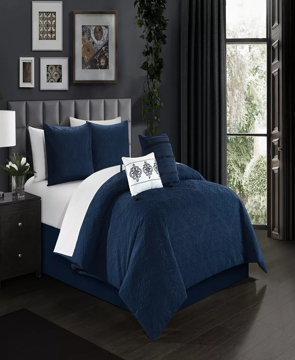 Chic Home Mayflower 4 Piece Twin Comforter Set - Image 9