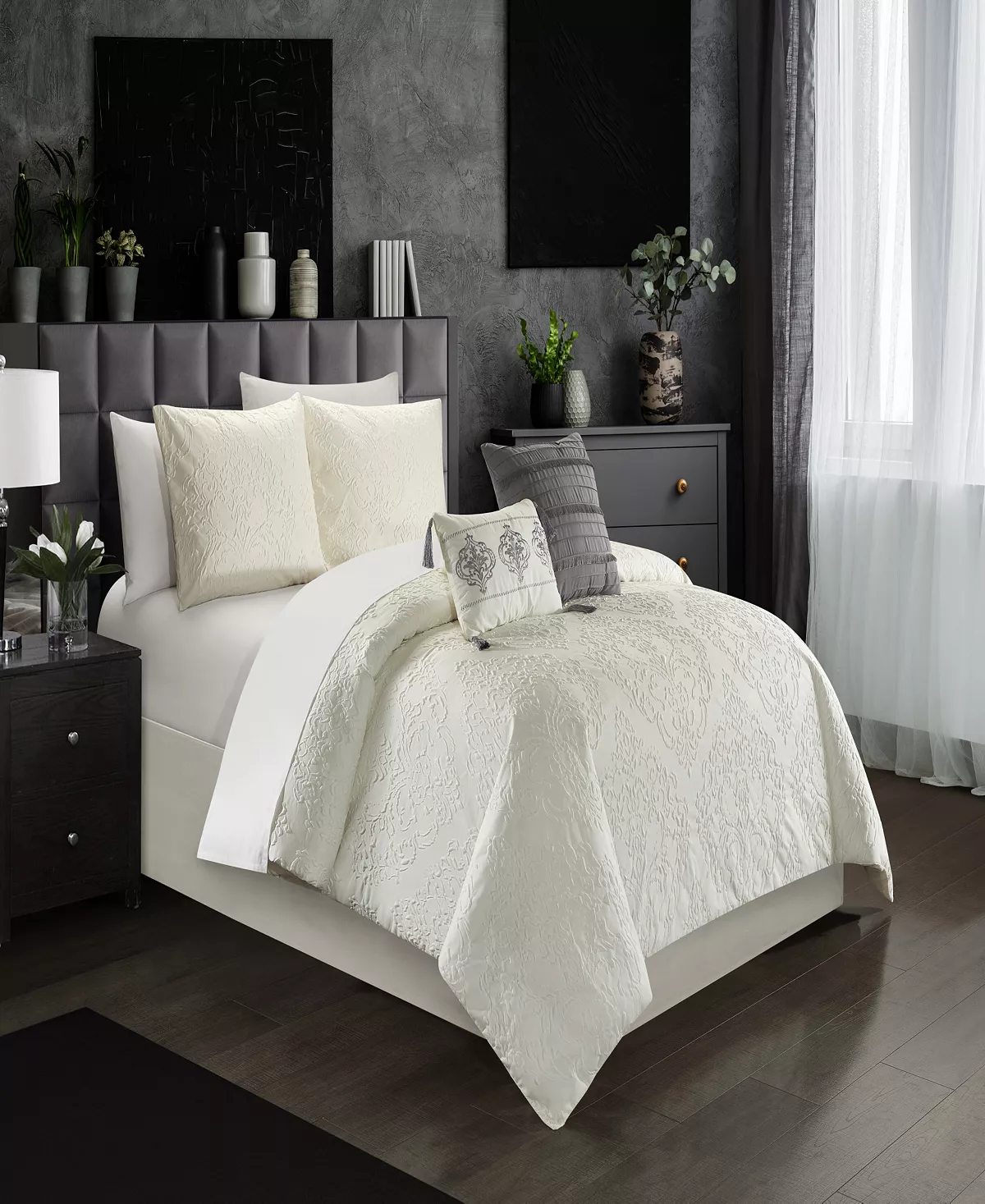 Chic Home Mayflower 4 Piece Twin Comforter Set - Image 6