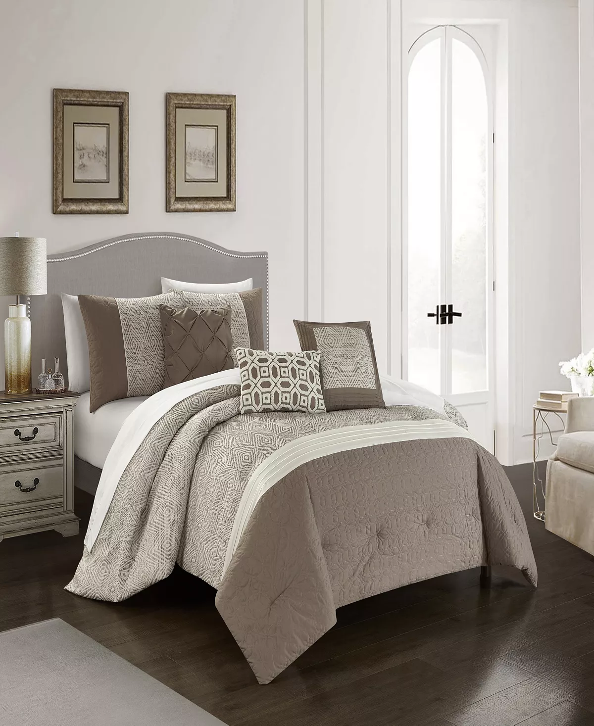 Chic Home Imani 6 Piece Comforter Set, Queen - Image 8