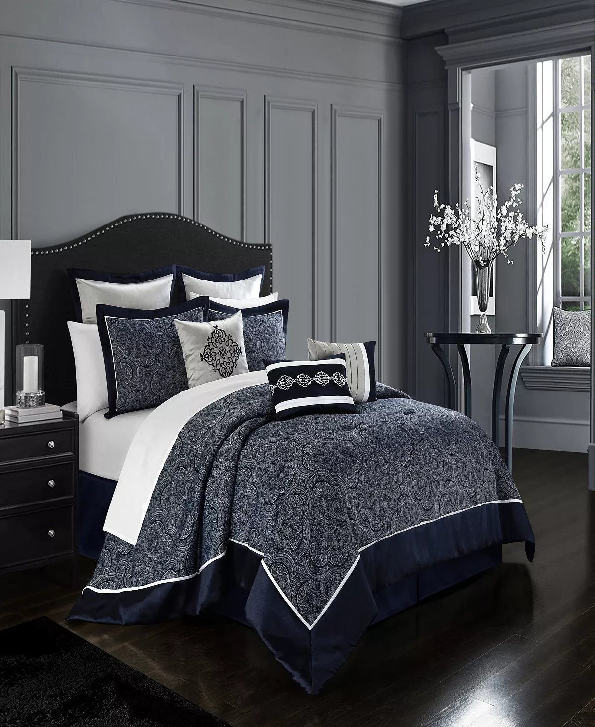 Chic Home Meryl Bed In A Bag 13 Piece Comforter Set, King - Image 9
