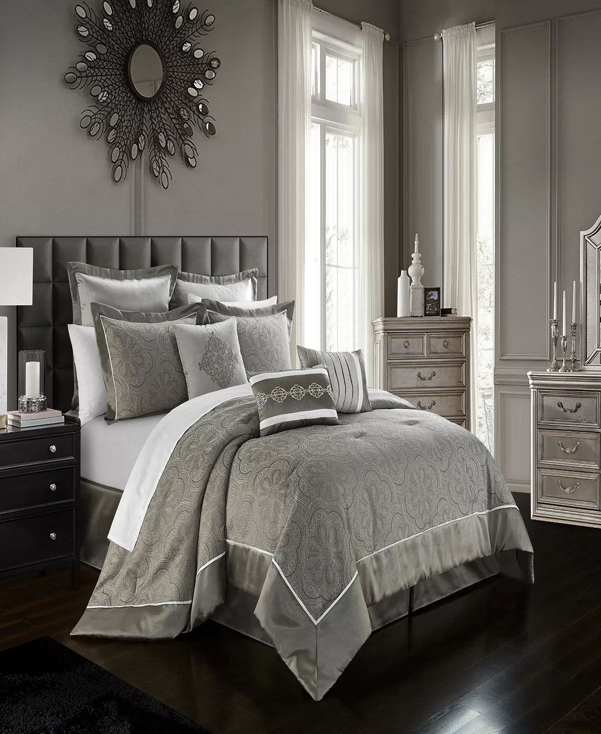 Chic Home Meryl Bed In A Bag 13 Piece Comforter Set, King - Image 10