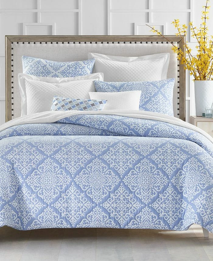 Charter Club Medallion 3-Pc. Comforter Set, King, Created For Macy's