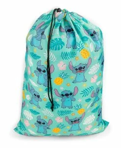 Disney Lilo Stitch Leaves Pineapples Drawstring Laundry Bag, 32 X 21
