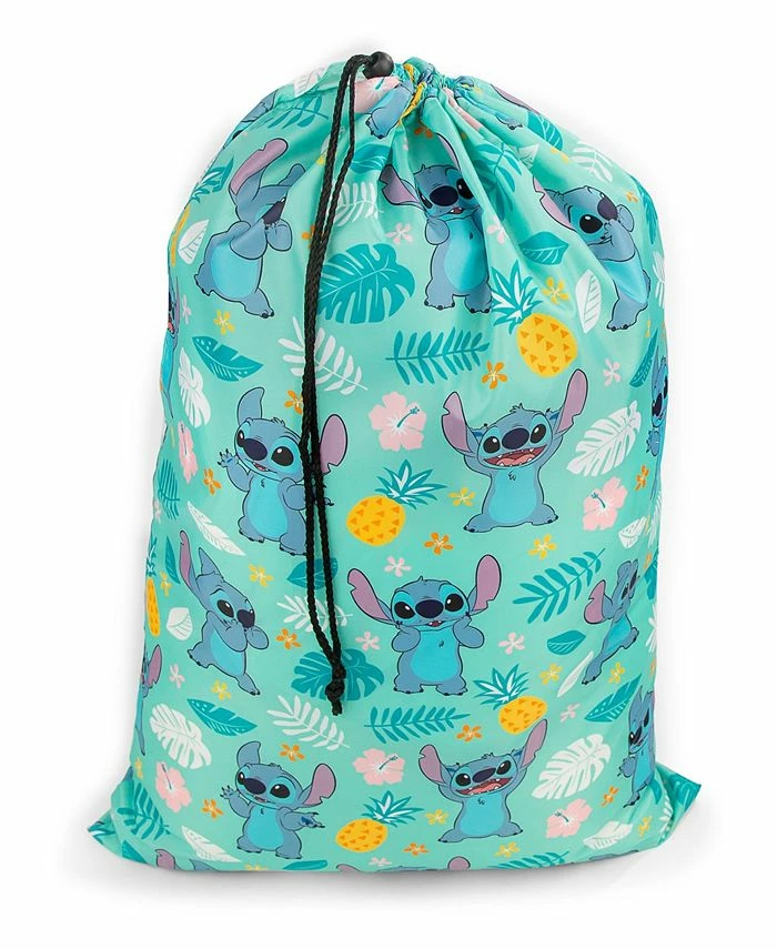 Disney Lilo Stitch Leaves Pineapples Drawstring Laundry Bag, 32 X 21