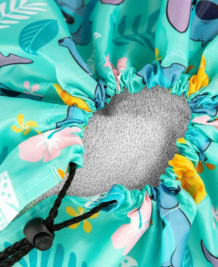 Disney Lilo Stitch Leaves Pineapples Drawstring Laundry Bag, 32 X 21 - Image 4