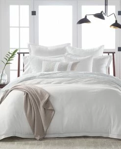 Hotel Collection Linen/ModalĀ® Blend Duvet Cover, Full/Queen, Created For Macy's