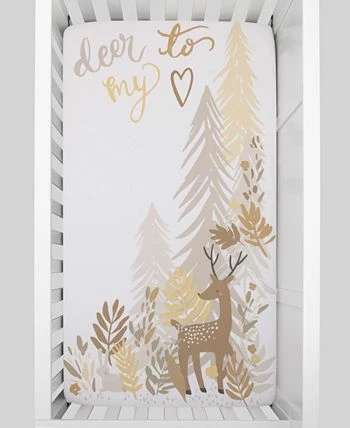 Macy's Deer To My Heart Tree Leaf Photo Op Fitted Crib Sheet - Image 2