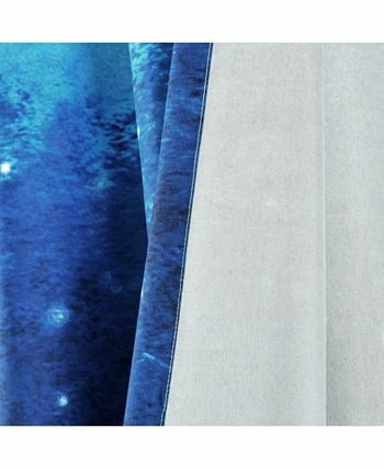 Lush Décor Make A Wish Space Star Ombre Window Curtain Panels Set For Kids, 84 X 52 - Image 2