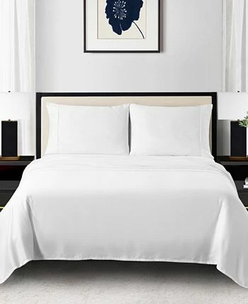 Anne Klein Reverie 4-Piece Solid Sheet Set, Full - Image 6