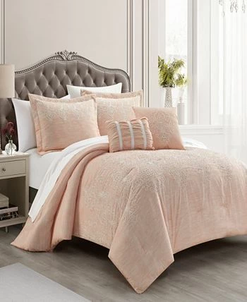 Chic Home Ubli 5 Piece Comforter Set, King - Image 6