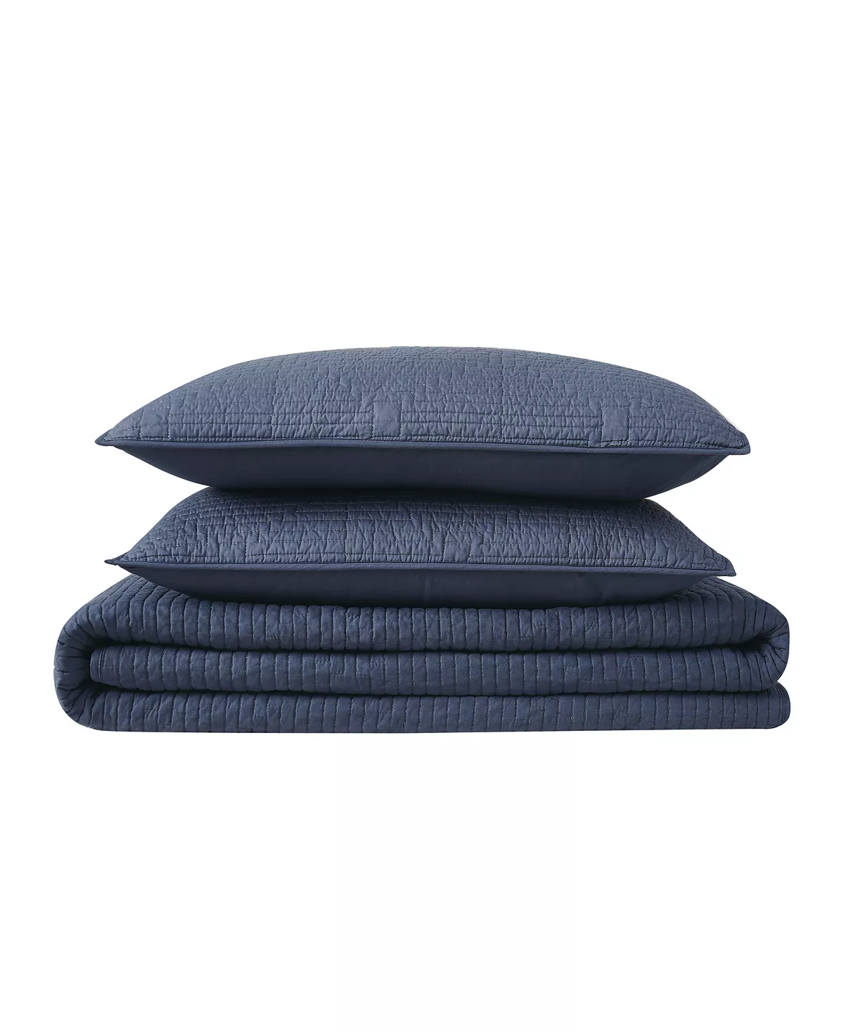 Frye Ray Pick Stitch Embroidered 3 Piece Quilt Set, Full/Queen - Image 4