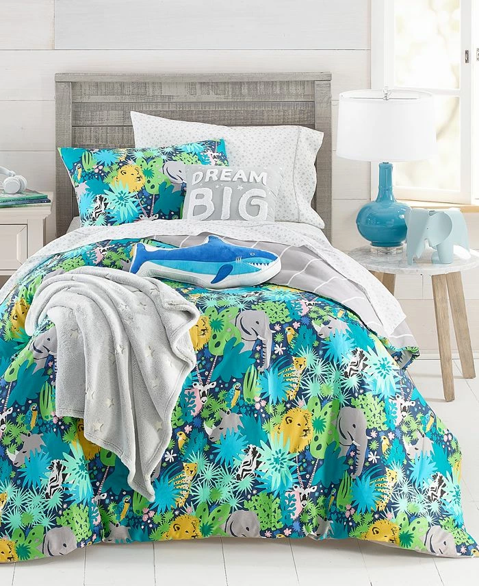 Charter Club Kids Jungle 2-Pc. Cotton Comforter Set, Twin/Twin XL, Created For Macy's