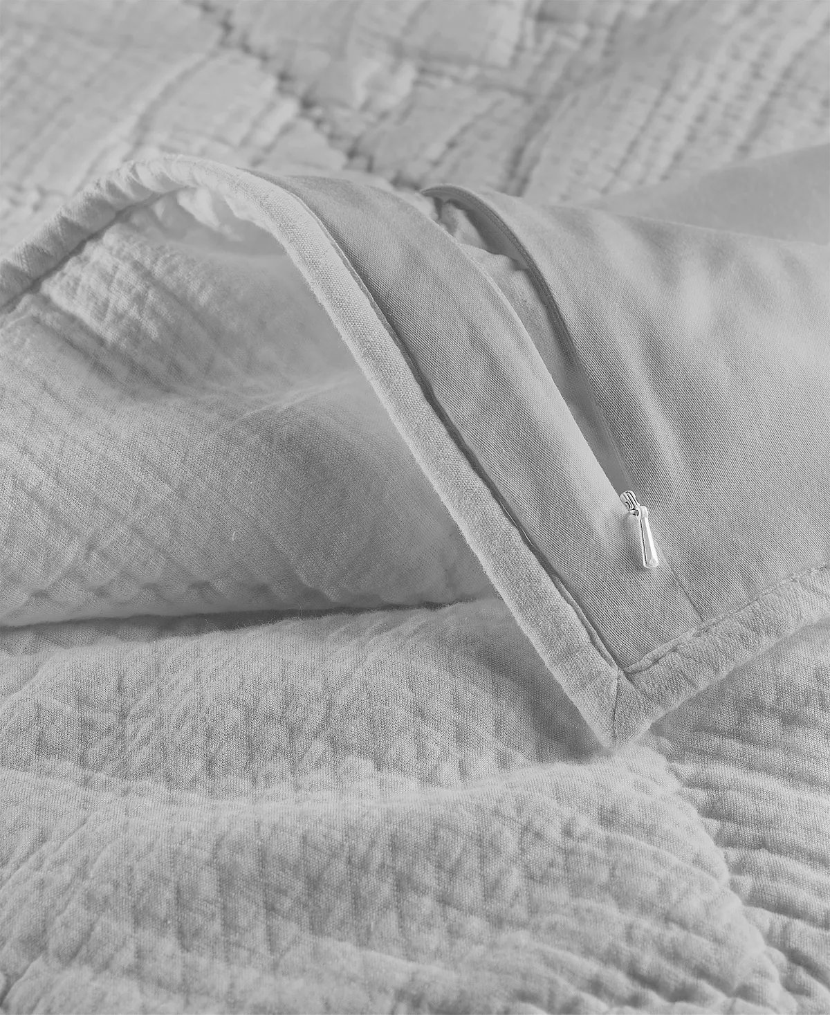 Hotel Collection Dobby Diamond Quilted Sham, King, Created For Macy's - Image 3