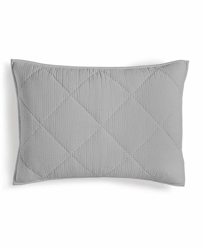 Hotel Collection Dobby Diamond Quilted Sham, King, Created For Macy's