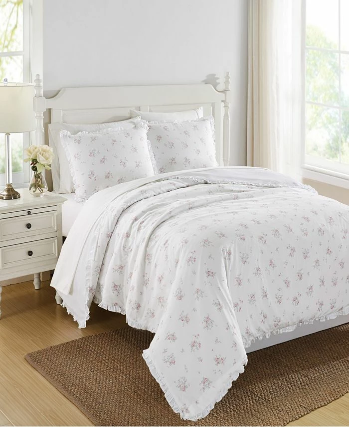 The Farmhouse By Rachel Ashwell Signature Rosebury 3 Piece Duvet Cover Set, Full/Queen