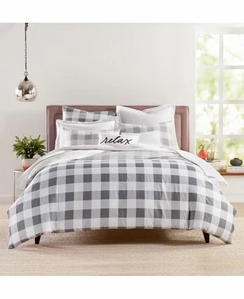 Charter Club Gingham Colorblock 3-Pc. Comforter Set, Full/Queen, Created For Macy's - Image 3