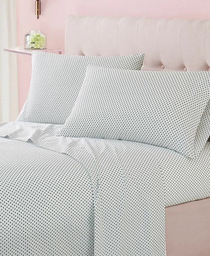Kate Spade New York Dinner Dot Printed 3-Pc. Sheet Set, Twin