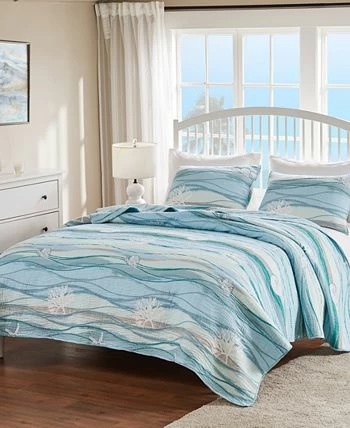 Greenland Home Fashions Maui Quilt Set, 3-Piece King - Image 2