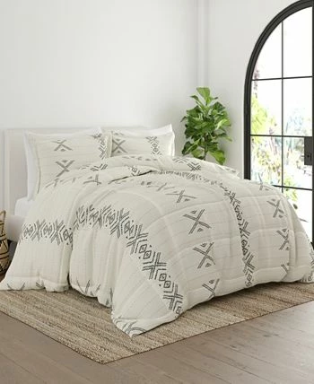 Ienjoy Home Collection Premium Urban Stitch Patterned Comforter Set, Full/Queen - Image 3