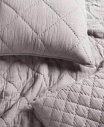 Hotel Collection Dobby Diamond Quilted Sham, King, Created For Macy's - Image 2