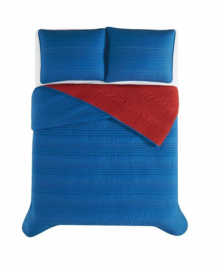 Crayola Reversible Pick Stitch 3 Piece Quilt Set, Full/Queen - Image 4