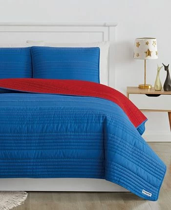 Crayola Reversible Pick Stitch 3 Piece Quilt Set, Full/Queen - Image 2