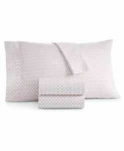 Charter Club Southwest Geometric Cotton 550-Thread Count 4-Pc. Twin Sheet Set, Created For Macy's