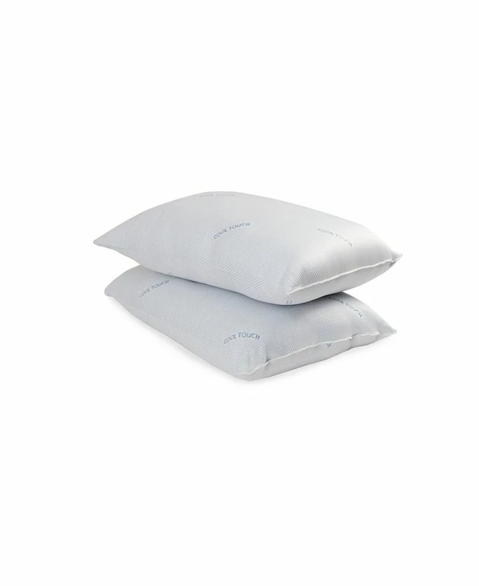 London Fog Pack Of 2 Cool Touch Microfiber Pillow, King