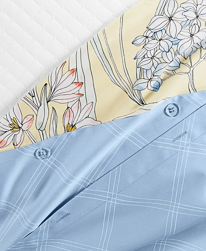 Charter Club 300-Thread Count Hydrangea 4-Pc. Full/Queen Duvet Cover Set, Created For Macy's - Image 4